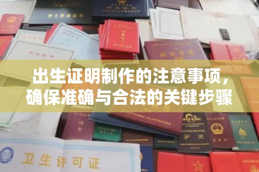 彭水出生证明制作的注意事项，确保准确与合法的关键步骤