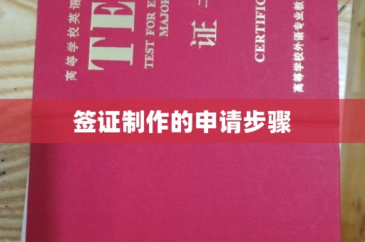彭水签证制作的申请步骤