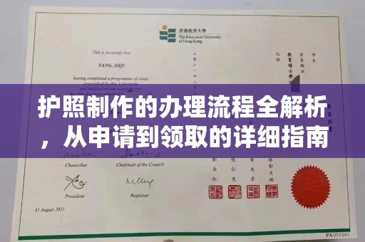 彭水护照制作的办理流程全解析，从申请到领取的详细指南