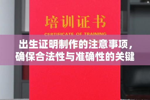 彭水出生证明制作的注意事项，确保合法性与准确性的关键步骤